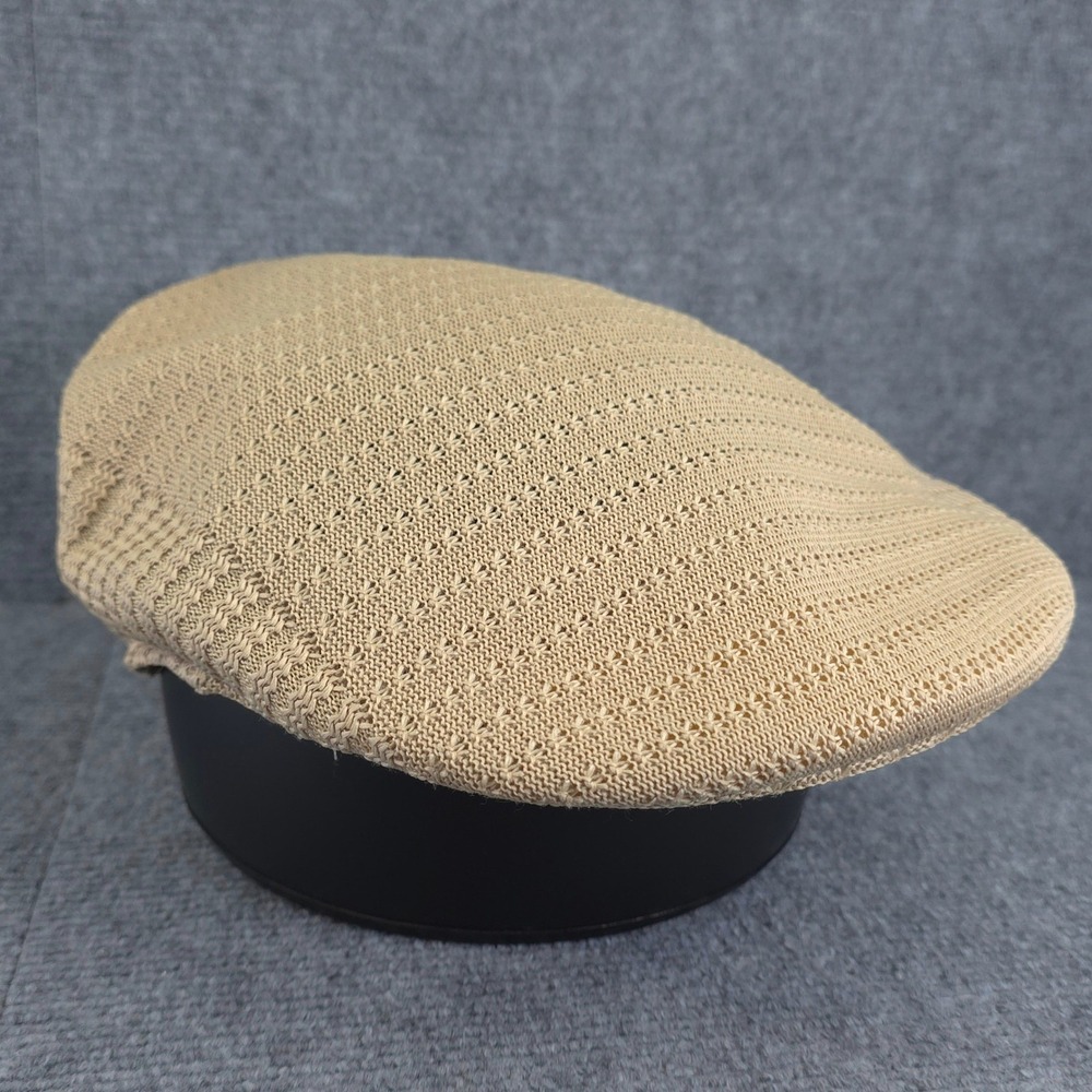 Newsboy Hat Mens M L Beige Textured Ivy Driving Golf Classic Cabbie Flat Cap